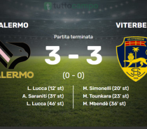 Palermo-Viterbese 3-3 (VIDEO)