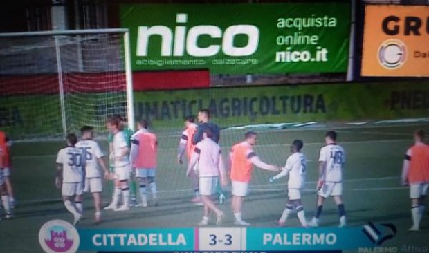 Cittadella-Palermo 3-3. Quinto pari (VIDEO)