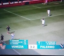 Venezia – Palermo 3-2 si scende ancora (VIDEO)