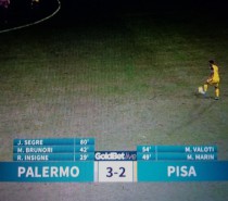 Palermo-Pisa 3-2 . Posticipo vince… (VIDEO)