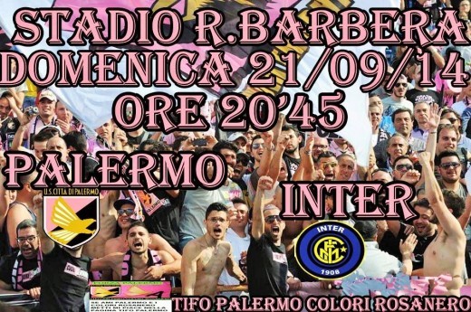 Palermo-Inter logo tifosi