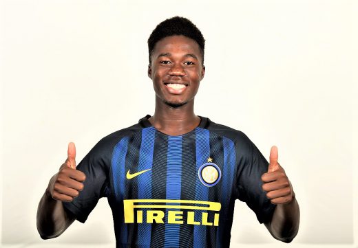 COMO, ITALY - AUGUST 16: Eloge Koffi Yao of FC Internazionale poses during the official portrait session at Appiano Gentile on August 16, 2016 in Como, Italy. (Photo by Claudio Villa - Inter/Inter via Getty Images)