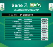 Calendario Serie B con un’X. Bari-Palermo la prima